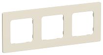 FLITE Рамка 3-местная РУ-3-К-ФлСл сливочный IEK