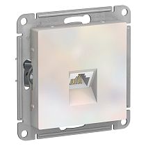 AtlasDesign Жемчуг Розетка компьютерная RJ45, кат.6Е Systeme Electric (Schneider Electric)