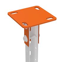 Опора вертикальная для стойки 35х30 пятка 120х120 Промрукав