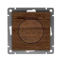 Светорегулятор (Диммер) UNIVERSAL серия "Афина", скрытой установки, 3А, 220В, 500Вт, венге (еврослот)