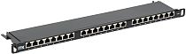 ITK 0,5U патч-панель кат.6 STP 24 порта экранированная (Dual IDC) высокой плотности IEK