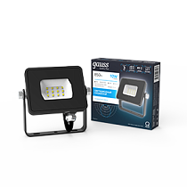 Прожектор светодиодный Gauss Qplus 10Вт 850lm 6500K 200-240V IP65 графитовый