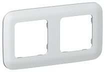 FLITE Рамка 2-местная РУ-2-А-ФлЖ жемчуг IEK