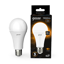 Лампа светодиодная Gauss A70 22Вт E27 1560lm 3000K