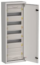TITAN 5 Корпус металлический ЩРн-60 (1х60) 835х310х140мм IP31 серый (одна дверь) IEK