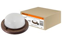 Светильник ЖКХ НПБ1301 венге круг 60Вт IP54  TDM