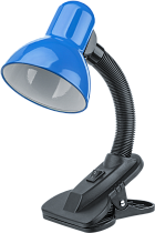 Светильник настольный Navigator NDF-C011-60W-B-E27 прищепка, синий