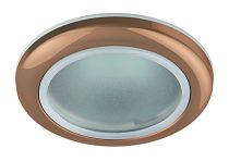 Светильник встраиваемый влагозащищищенный ЭРА WR1 SC MR16,12V/220V, 50W, медь