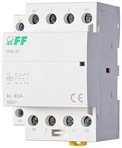 Контактор модульный ST-40-22 с индикатором включения Евроавтоматика F&F Контактор модульный ST-40-22 с индикатором включения Евроавтоматика F&F