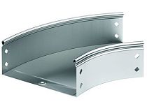 Угол CPO 45 горизонтальный 45° 400х50 в комплекте с крепежными элементами и соединительными пластинами, необходимыми для монтажа DKC