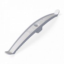 Держатель кабеля двусторонний для прямого монтажа белый (20шт/120шт уп/кор) Промрукав