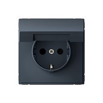 ARTGALLERY РОЗЕТКА с заземл. со шторк. с крышк., 16А, IP20,  механизм, быстрозажим. клем., ГРИФЕЛЬ
