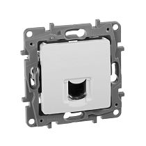 ETIKA Розетка компьютерная RJ45 категория 6 UTP белый ETIKA Розетка компьютерная RJ45 категория 6 UTP белый