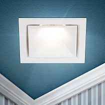 Светильник встраиваемый алюминиевый ЭРА KL101 WH MR16 GU5.3 белый