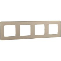 INSPIRIA Рамка 4-местная шампань