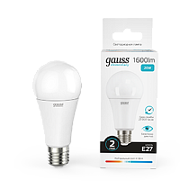 Лампа светодиодная Gauss Elementary A60 20Вт E27 1600lm 4100K