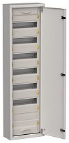 TITAN 5 Корпус металлический ЩРн-84 (1х84) 1085х310х140мм IP31 серый (одна дверь) IEK