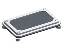 Фланец для шк. типа XA и W ABB