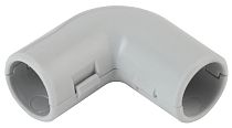 Угол соединительный 90 градусов для трубы ЭРА (серый) 25мм (10шт)