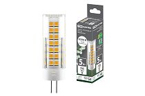 Лампа светодиодная G4-5 Вт-230 В-6500 К, SMD, 16x55 мм  TDM Лампа светодиодная G4-5 Вт-230 В-6500 К, SMD, 16x55 мм  TDM