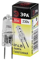 Лампа галогенная ЭРА GY6.35-JCD-50W-230V галоген, капсула, 50Вт, нейтральный, GY6.35