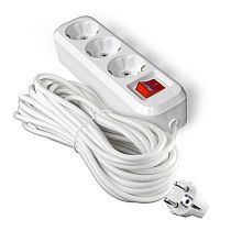 Удлинитель S-303 ПВС 3*1 3 гнезда с заземлением выкл 10м UNIVERSAL