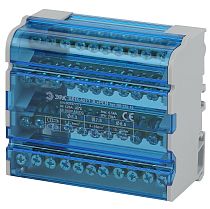 Шины на DIN-рейку ЭРА NO-224-16 в корпусе (кросс-модуль) ШНК 4х11 3L+PEN