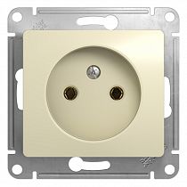 Glossa Бежевый Розетка без заземления Systeme Electric (Schneider Electric) Glossa Бежевый Розетка без заземления Systeme Electric (Schneider Electric)