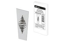 Стекло матовое "Вихрь" (комплект 6 шт.) для светильников 6060 шестигранник (металл)  TDM