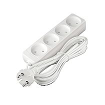 Удлинитель бытовой 1300 Вт 16А IP20 4 гнезда ШВВП без заземления 5м Союз