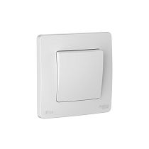Blanca скрытая установка Белый Переключатель 1 клавишный IP44 (сх.6), 10A, 250В Systeme Electric (Schneider Electric)