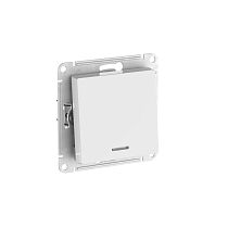 AtlasDesign Белый Переключатель 1-кл. с подсветкой, сх.6а, 10АХ, мех., быстрозажим. клемм