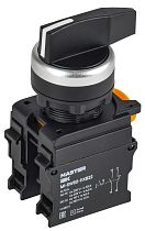 Переключатель длинная ручка на 2 положения возвратный 1NO+1NC MASTER IEK