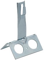 Держатель проводника круглого 6-8мм для конька широкого h=100мм оцинкованная сталь HDZ IEK