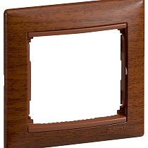 VALENA Рамка 1-местная дерево тонированное