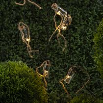 Садовая гирлянда ЭРА ERAGS08-05 Баночки, на солнечных батареях