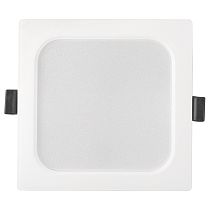 Светильник встраиваемый LED квадрат 9Вт 4500К 118мм белый пластик IP40 General GLP-SW3-9BT-118-4