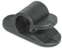 Клипса самоклеящаяся КС-1 черная  IEK