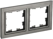 BRITE Рамка 2-местная РУ-2-БрШ шампань  IEK