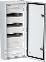 TITAN 5 Корпус металлический ЩРн-48 (1х48) 710х310х140мм IP54 белый (одна дверь)  IEK