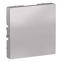 AtlasDesign Алюминий Заглушка без суппорта для многопостовых рамок Systeme Electric (Schneider Electric)