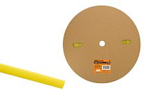 Трубка термоусаживаемая  ТУТнг 10/5 желтая (100 м/ролл)  TDM