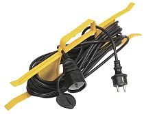 Удлинитель-шнур на рамке 1х50м 2P+PE IP44 УР50 3х1.0  IEK