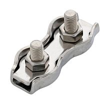 Зажим троса двойной D4мм Duplex (100шт/уп) Промрукав