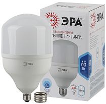 Лампа светодиодная ЭРА STD LED POWER T160-65W-4000-E27/E40 колокол нейтральный белый свет Лампа светодиодная ЭРА STD LED POWER T160-65W-4000-E27/E40 колокол нейтральный белый свет