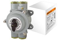 Пакетный выключатель ПВ2-63 2П 63А 220В, силуминовый корпус, IP56  TDM