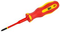 ARMA2L 5 Отвертка диэлектрическая SLIM PH1х80 Т2  IEK