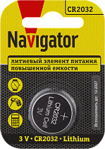 Элемент питания Navigator 93 823 NBT-CR2032-BP1 Элемент питания Navigator 93 823 NBT-CR2032-BP1