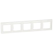 VALENA DIY Рамка 5-местная белый VALENA DIY Рамка 5-местная белый