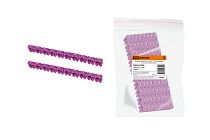 Маркер наборный - символ "7" фиолетовый 1,5 мм2 (150 шт.)  TDM Маркер наборный - символ "7" фиолетовый 1,5 мм2 (150 шт.)  TDM